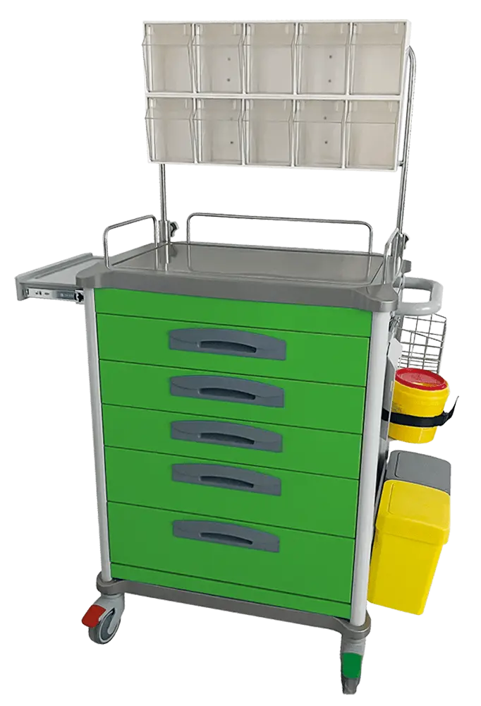 OVM - 02 vozík zdravotnický, jarní zeleň